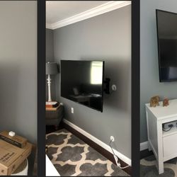 Nate the Great Handyman Services - TV Hang with In-wall wire management.