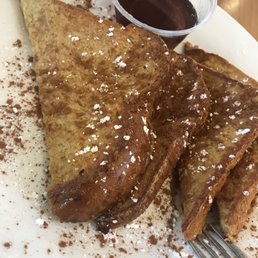 Yummy-French toast made to order. Yummy-French toast made to order.