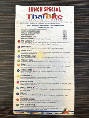 Menu photo 2 Thai Bite Aliso Viejo, CA Menu photo 2 Thai Bite Aliso Viejo, CA