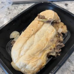 Not even a real hoagie roll.