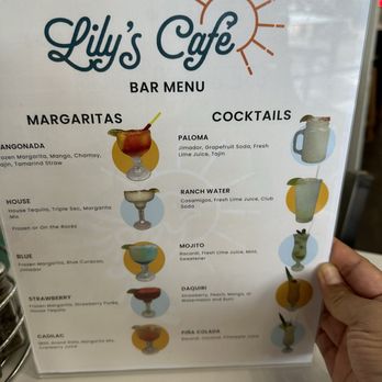 Lily's Cafe - Bar menu - Latin American Near Me - Plano, Texas