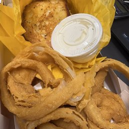 Patty Melt with Onion Rings Patty Melt with Onion Rings