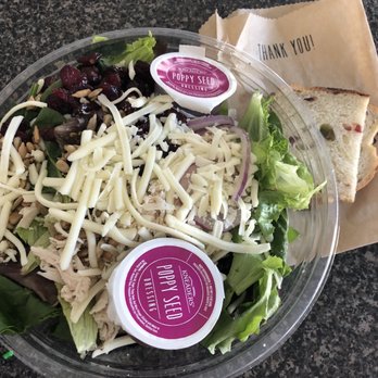 Kneaders Bakery & Cafe - Turkey cranberry salad with side of seasonal pistachio cranberry bread - Bakeries Near Me - Riverton, Utah Kneaders Bakery & Cafe - Turkey cranberry salad with side of seasonal pistachio cranberry bread - Bakeries Near Me - Riverton, Utah