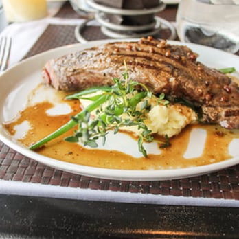 360 Restaurant - Alberta AAA Peppered striploin steak - Canadian (New) Near Me - Toronto, Ontario 360 Restaurant - Alberta AAA Peppered striploin steak - Canadian (New) Near Me - Toronto, Ontario