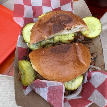 Biercamp - The smoked brisket sandwich - Meat Shops Near Me - Ann Arbor, Michigan