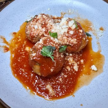 AVP - Alta Via Pizzeria - Meatballs - red sauce, Parmigiano Reggiano, basil - Pizza Near Me - Pittsburgh, Pennsylvania AVP - Alta Via Pizzeria - Meatballs - red sauce, Parmigiano Reggiano, basil - Pizza Near Me - Pittsburgh, Pennsylvania