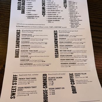 Bageltopia - Menu at Bageltopia in Berkeley. - Bagels Near Me - Berkeley, California