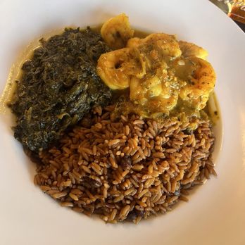 Trini Lime Caribbean Cafe - Curry shrimp, rice and peas and bhagi - Trinidadian Near Me - Cayce , South Carolina Trini Lime Caribbean Cafe - Curry shrimp, rice and peas and bhagi - Trinidadian Near Me - Cayce , South Carolina