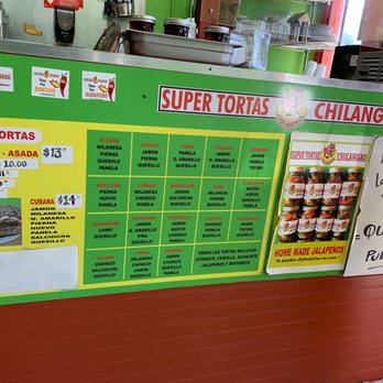 Super Tortas Chilangas - Menu May 2021 - Mexican Near Me - Lodi, California
