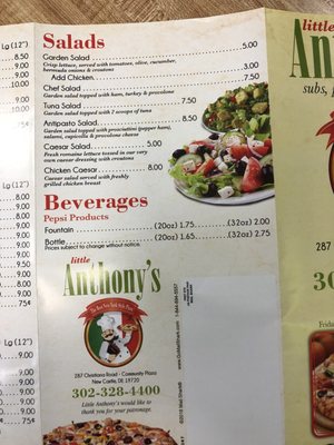 Menu photo 8 Little Anthony's Pizza New Castle, DE