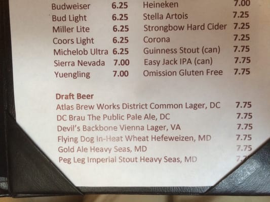Menu photo 6 Federal City Bar Washington, DC, DC Menu photo 6 Federal City Bar Washington, DC, DC