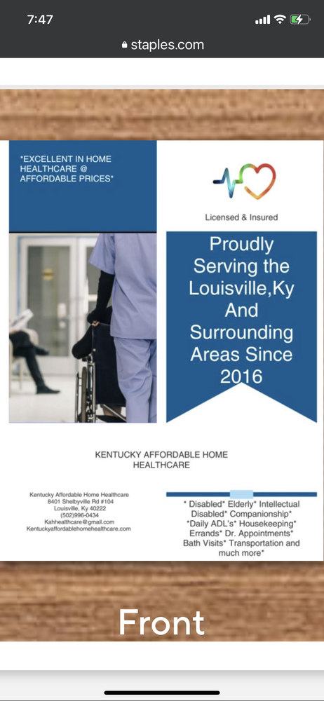 Kentucky Affordable Home Healthcare - home care agency in Lyndon, KY