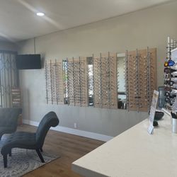 Zone 2 Optometry - Frame boards and new front desk