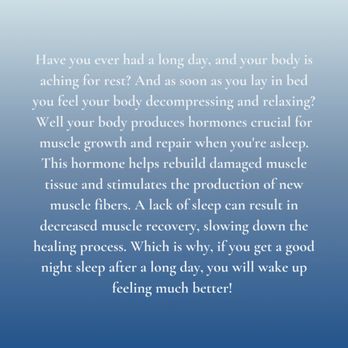 Trestles Chiropractic - Did you know that sleep is directly linked to muscle repair? - Chiropractors Near Me - San Clemente, California Trestles Chiropractic - Did you know that sleep is directly linked to muscle repair? - Chiropractors Near Me - San Clemente, California