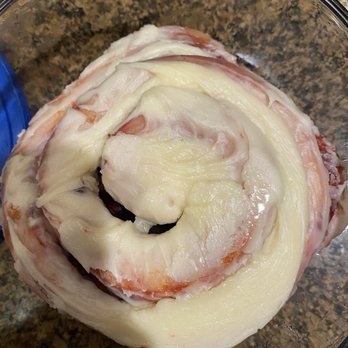 Hurts Donut - Strawberry cheesecake cinnamon roll! - Donuts Near Me - Coralville, Iowa Hurts Donut - Strawberry cheesecake cinnamon roll! - Donuts Near Me - Coralville, Iowa