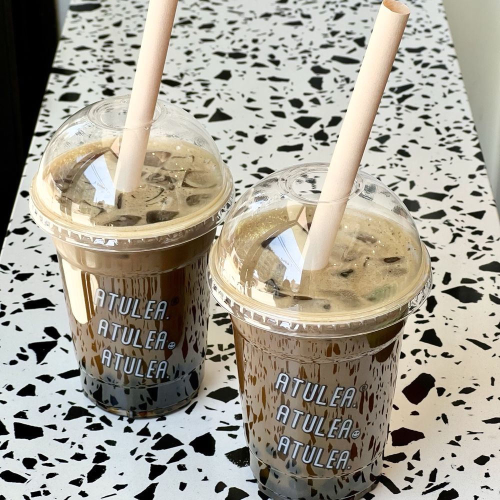 Atulea - The Hojicha latte with added boba is my favorite. Hojicha is roasted green tea. - Coffee & Tea Near Me - Seattle, Washington