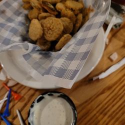 Fried pickles..yum!