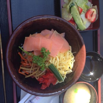 Donburi Cafè - Salmon don for $9,5 - Japanese Near Me - Long Beach, California