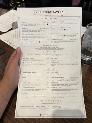 Menu photo 4 The Derby Tavern Hudsonville, MI