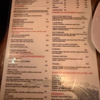 The Matterhorn - Menu - American Near Me - Stowe, Vermont The Matterhorn - Menu - American Near Me - Stowe, Vermont