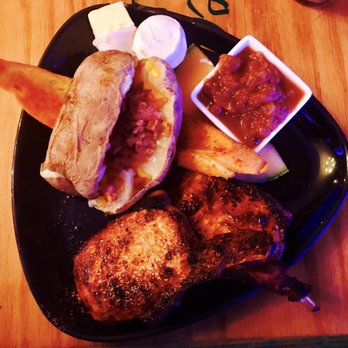 Kennedy's Cove - Blackened Pork Chops and Loaded Baked Potato - Steakhouses Near Me - Clarence, New York Kennedy's Cove - Blackened Pork Chops and Loaded Baked Potato - Steakhouses Near Me - Clarence, New York