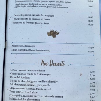 germaine - July 5, 2022 menu - Restaurants Near Me - Paris