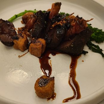 Regent - Elk Loin, gnudi, wild mushroom, broccoli rabe. - Bars Near Me - Saratoga Springs, New York Regent - Elk Loin, gnudi, wild mushroom, broccoli rabe. - Bars Near Me - Saratoga Springs, New York