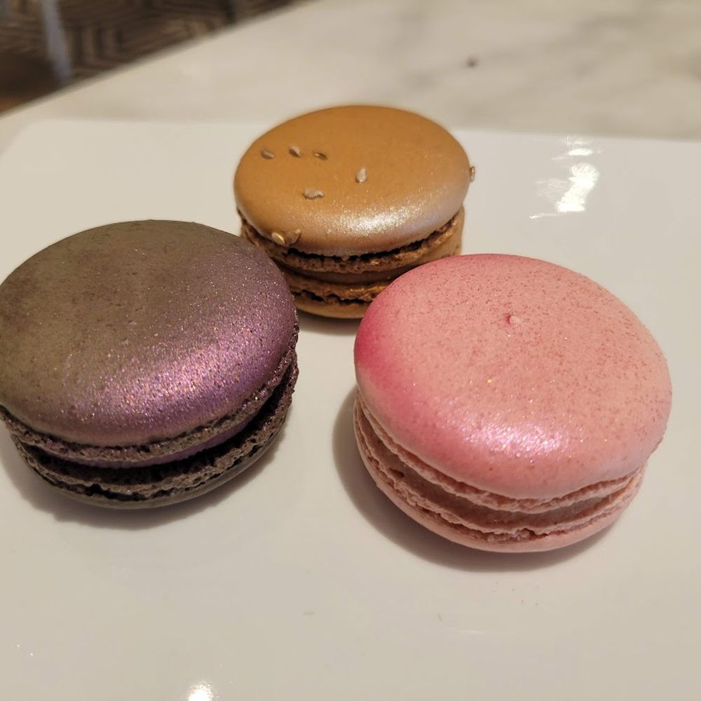 Sucré - Strawberry, Blackberry Citrus and Salted Caramel Macarons - Desserts Near Me - New Orleans, Louisiana Sucré - Strawberry, Blackberry Citrus and Salted Caramel Macarons - Desserts Near Me - New Orleans, Louisiana