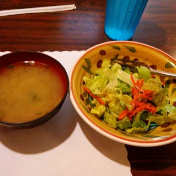 Demae Japanese Restaurant - SLF says, "Mmm, good salad." - Japanese Near Me - Provo, Utah