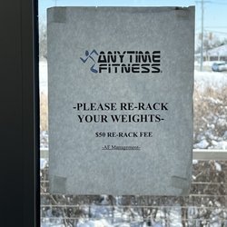 Anytime Fitness - Really ATF? How you going to legally carry this one out. Made me consider ending my membership because of the foolishness.