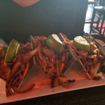 1 Republik - The combined Fried Avocado with Pork Tacos - Sports Bars Near Me - North Arlington, New Jersey