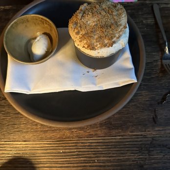 Bacchanalia - Peach Souffle - New American Near Me - Atlanta, Georgia