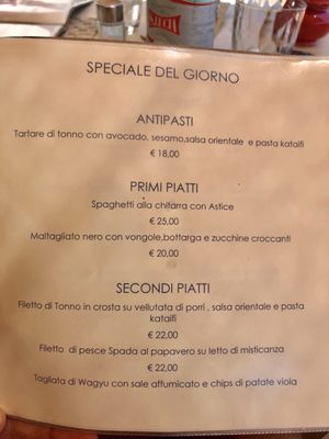 Menu photo 7 Il cavallino bianco Abbiadori, OT