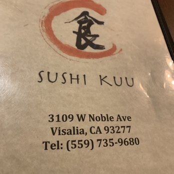 Sushi Kuu - Menu - Sushi Bars Near Me - Visalia, California Sushi Kuu - Menu - Sushi Bars Near Me - Visalia, California