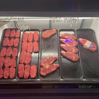 Texas Roadhouse - Display of steak selection - Steakhouses Near Me - Fresno, California