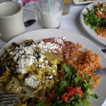 Ricano's Restaurant - Chilaquiles de bistek. - American Near Me - Chicago, Illinois Ricano's Restaurant - Chilaquiles de bistek. - American Near Me - Chicago, Illinois