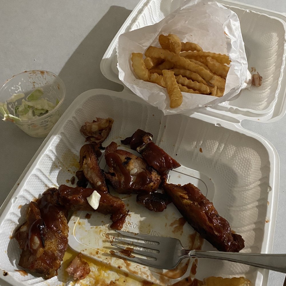 The Oasis Bar - Applewood smoked pork riblets with "smashed potatoes and side salad!??? - Pubs Near Me - Castle Rock, Washington The Oasis Bar - Applewood smoked pork riblets with "smashed potatoes and side salad!??? - Pubs Near Me - Castle Rock, Washington