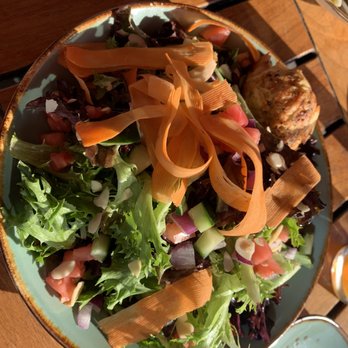 Phillips Seafood - Farm house salad with crab cake. - Seafood Near Me - Baltimore, Maryland