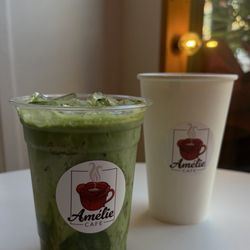Pandan matcha, ube latte