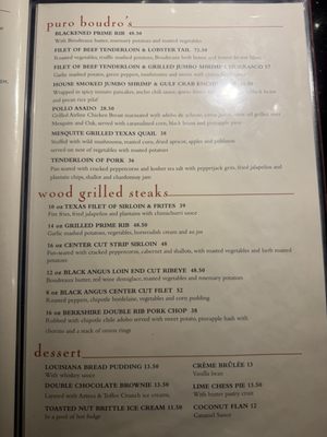 Menu photo 2 Boudro's, a Texas Bistro San Antonio, TX Menu photo 2 Boudro's, a Texas Bistro San Antonio, TX