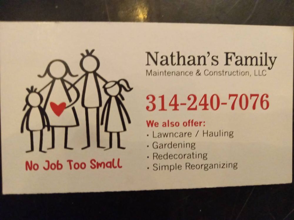 Slide of Nathan's Family Maintenance & Construction