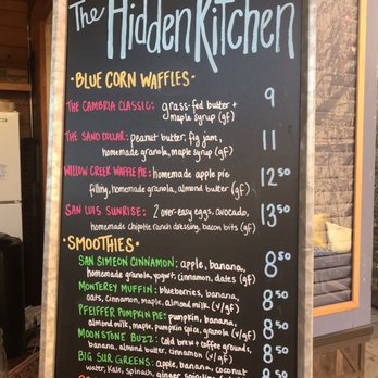 The Hidden Kitchen - Juice Bars & Smoothies Near Me - Cambria, California