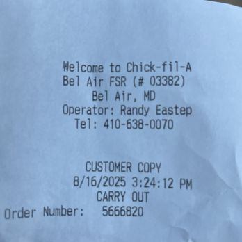 Chick-fil-A - Chicken Shop Near Me - Bel Air, Maryland