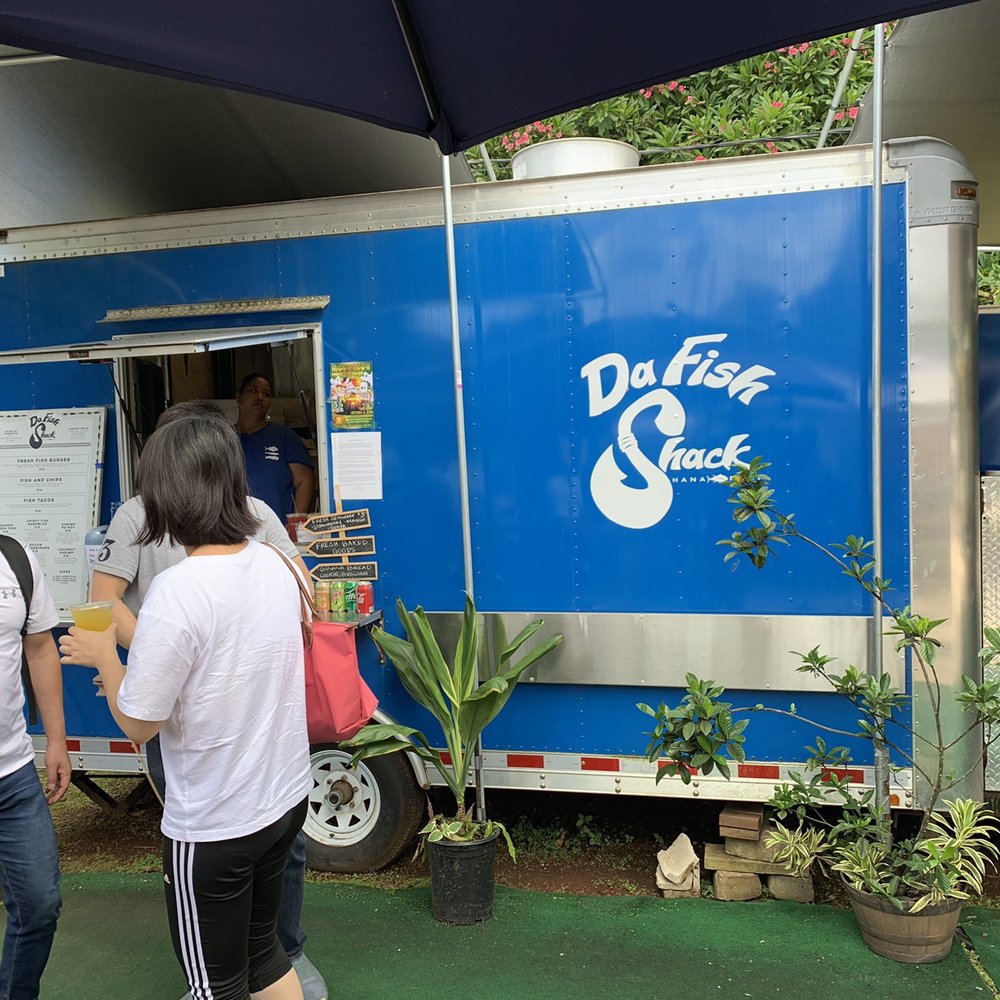 Da Fish Shack - Front of the food truck. - Food Trucks Near Me - Hana, Hawaii Da Fish Shack - Front of the food truck. - Food Trucks Near Me - Hana, Hawaii
