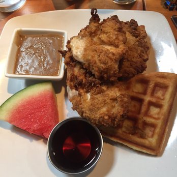 Portland Craft - Chicken n waffles $17. Very average dish. - Pubs Near Me - Vancouver, British Columbia Portland Craft - Chicken n waffles $17. Very average dish. - Pubs Near Me - Vancouver, British Columbia