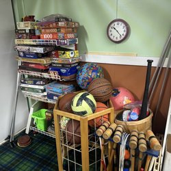 Houghton Lake Travel Park Campground - Board games, puzzles and lots of balls