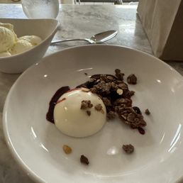 Key lime panacotta