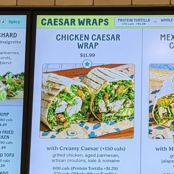 Chopt Creative Salad Co. - Menu option - Salad Near Me - Olney, North Dakota
