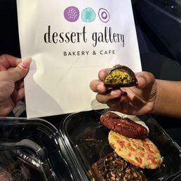 Fruity Pebbles cookie, billionaire brownie, red velvet cookie, Dubai truffle Fruity Pebbles cookie, billionaire brownie, red velvet cookie, Dubai truffle