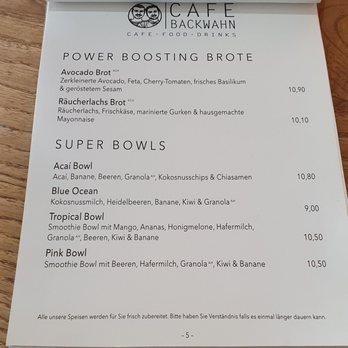 Café Backwahn - Frühstück 4/4 (Februar 2023) - Brote u Bowls - Cafes Near Me - Hamburg, HH